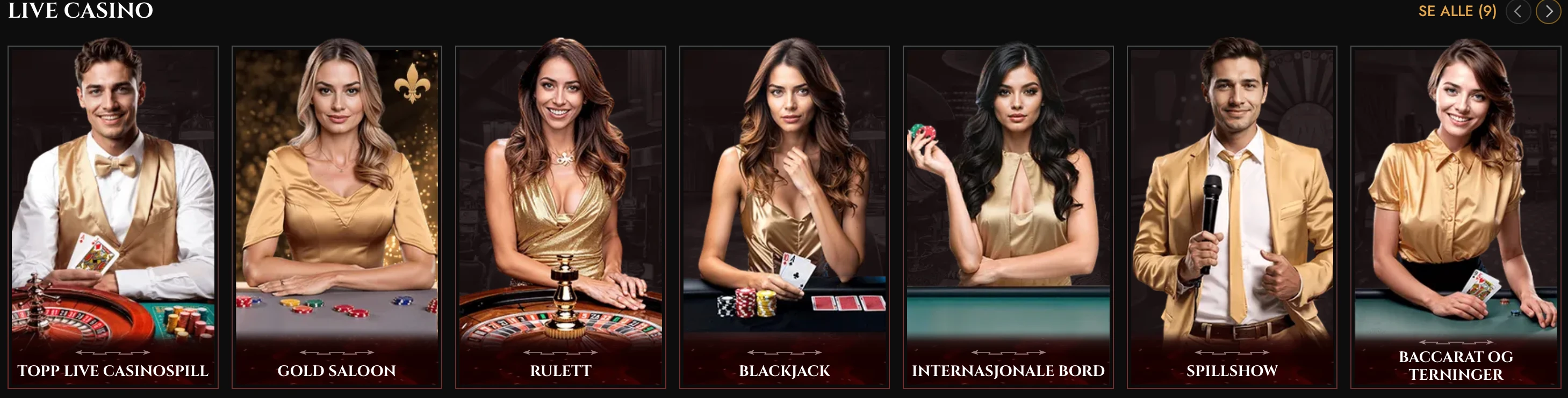 Legiano Casino live casino